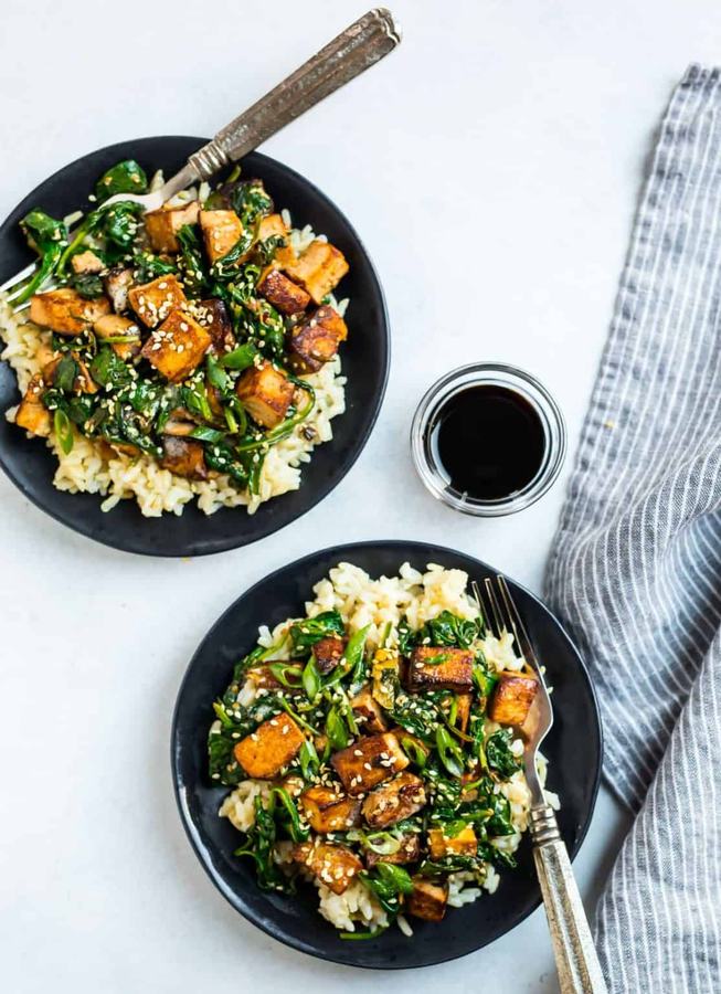 Healthy Tofu Dinner