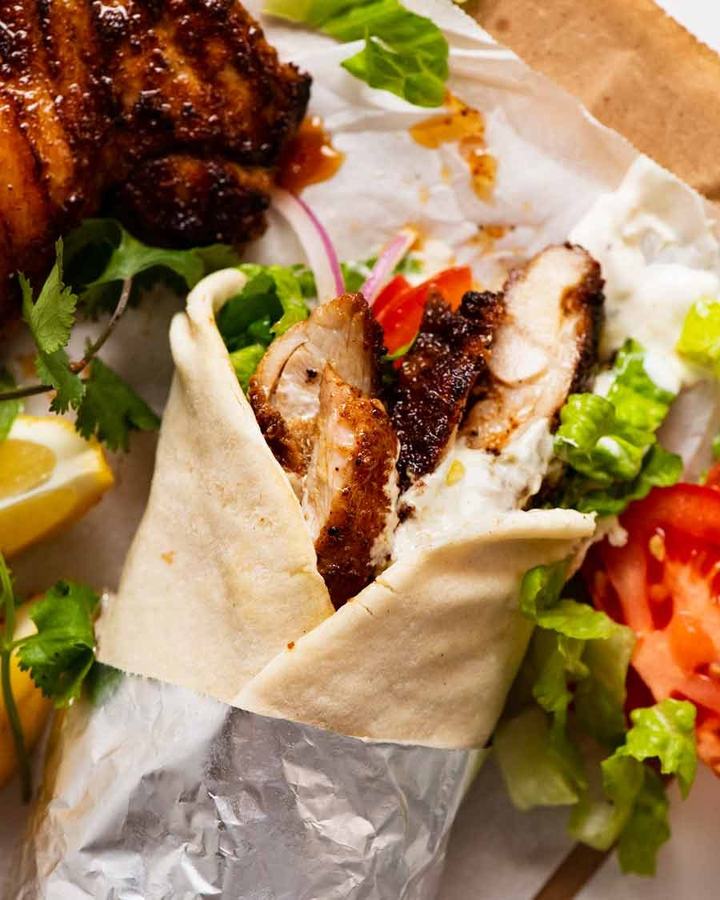 Homemade Chicken Shawarma